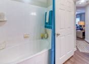 Thumbnail 19 of 22 - Evergreen Lenox Park Apartments bathroom tub