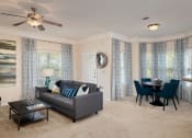 Thumbnail 14 of 21 - Carrington at Shoal Creek - Staged dining nook with carpet