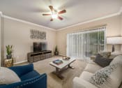 Thumbnail 15 of 18 - The Commons apartments interior living room