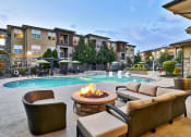 Thumbnail 19 of 22 - Acadia at Cornerstar Apartments - Poolside fire pit