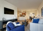 Thumbnail 16 of 18 - Glenbrook Apartments - Interior - Staged living room