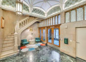 Thumbnail 2 of 18 - The Kirby = Lobby with historic details