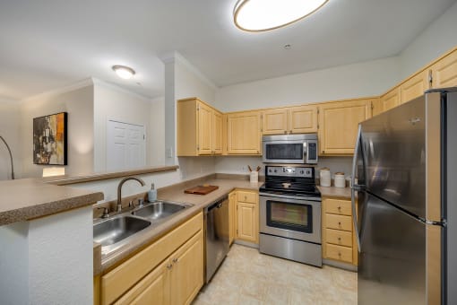 Preserve at Blue Ravine - Spacious kitchens with stainless steel appliances