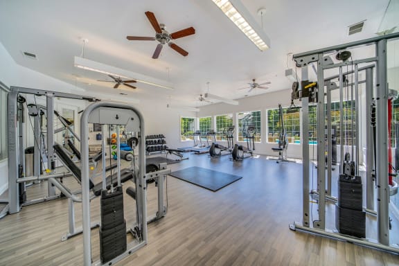 The Commons apartments fitness center