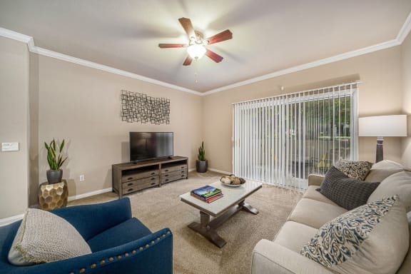 The Commons apartments interior living room