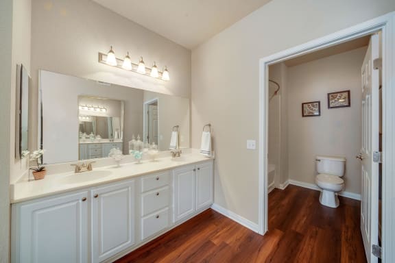 The Commons apartments interior bathroom