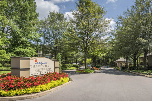 The Estates at River Pointe Controlled access gated community