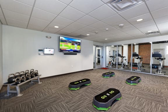 The KC High Line - Fully-equipped 24-hour fitness center with high-tech cardio equipment and training system