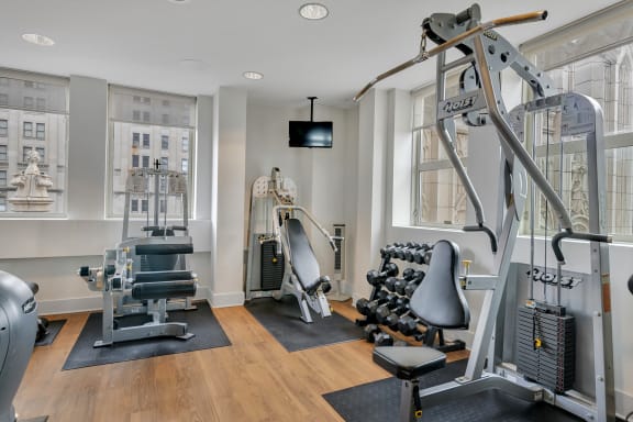 The Kirby - Sky fitness center with city views