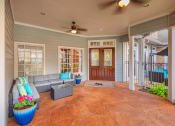 Thumbnail 2 of 18 - Lodge at Cypresswood Apartments - Outdoor lounge