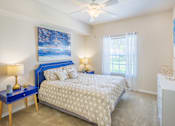 Thumbnail 18 of 19 - Asprey apartment interior bedroom with ceiling fans