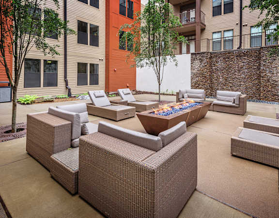 23 Hundred Berry - Fire pit with lounge seating area