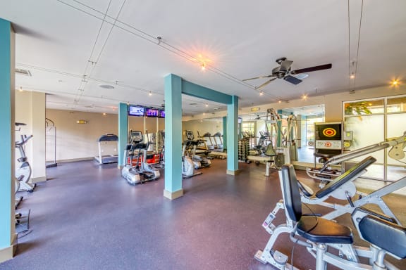 Perimeter Gardens at Georgetown - 24-hour fitness center featuring cardio-theater equipment