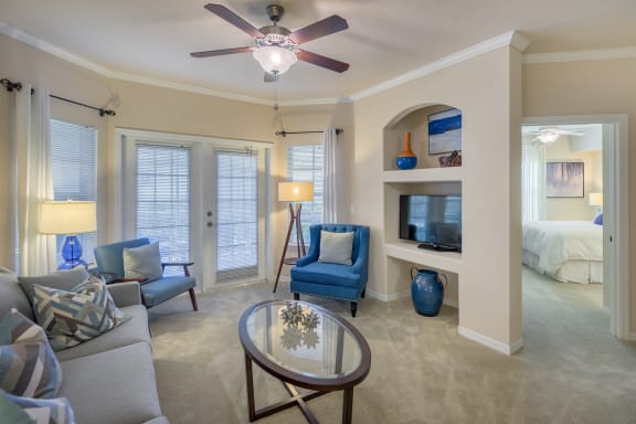 Versant place living room