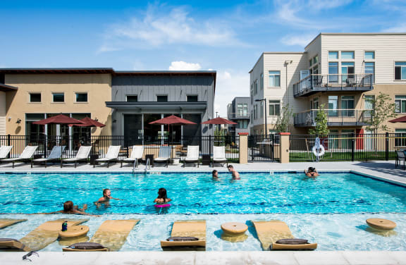 Swimming Pool at 8000 Uptown Apartments in Broomfield, CO