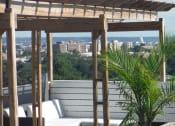 Thumbnail 7 of 34 - view of the city from the roof of a house