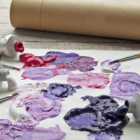 Paint Brush And Colors at Patterson Place, Santa Barbara, CA