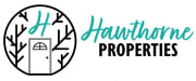 Blue logo at Hawthorne Properties, Indiana, 47905