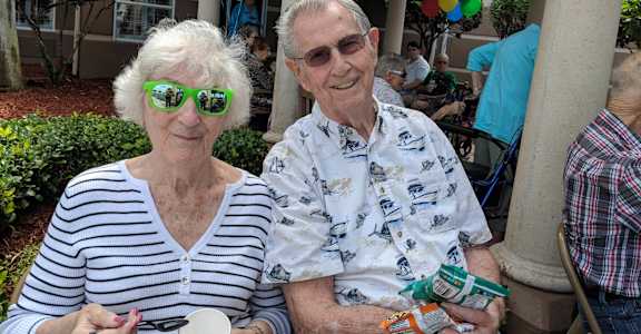 Senior Couple at Savannah Court of Camilla, Camilla, GA
