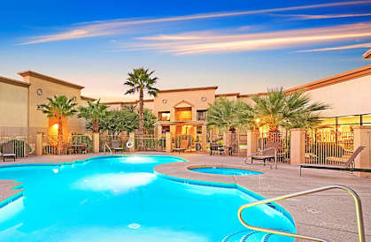 Equestrian Luxury Apartment Homes in Tucson, Arizona Clubhouse and Pool