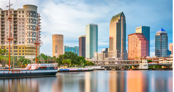 Beautiful View of Tampa, Florida