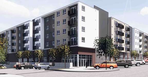 exterior building rendering at FARM BY VINTAGE, Washington, 98012