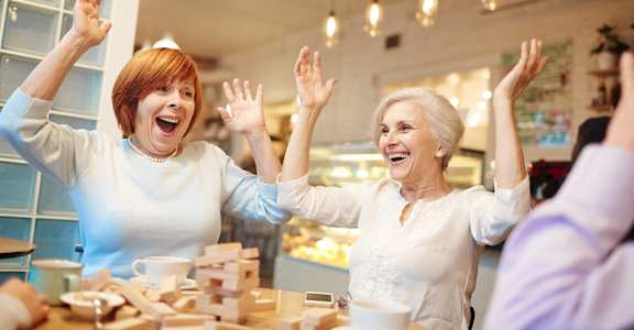 Seniors Playing a Game at VINTAGE AT THE CROSSING, Reno, 89521 