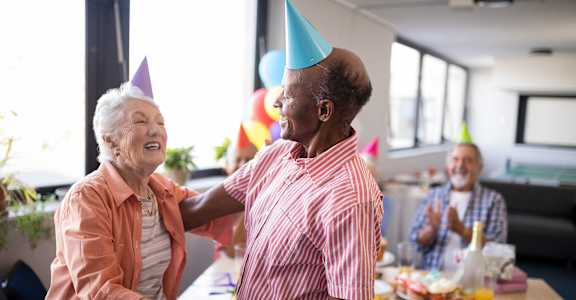 Seniors at a Party at VINTAGE AT BEND, Bend, OR