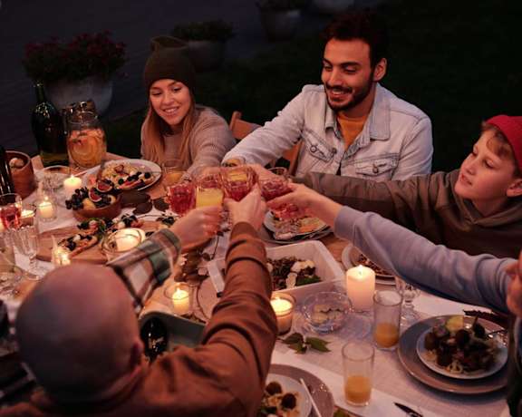 Friends socializing at Broadmoor Springs, Colorado Springs, CO, 80906