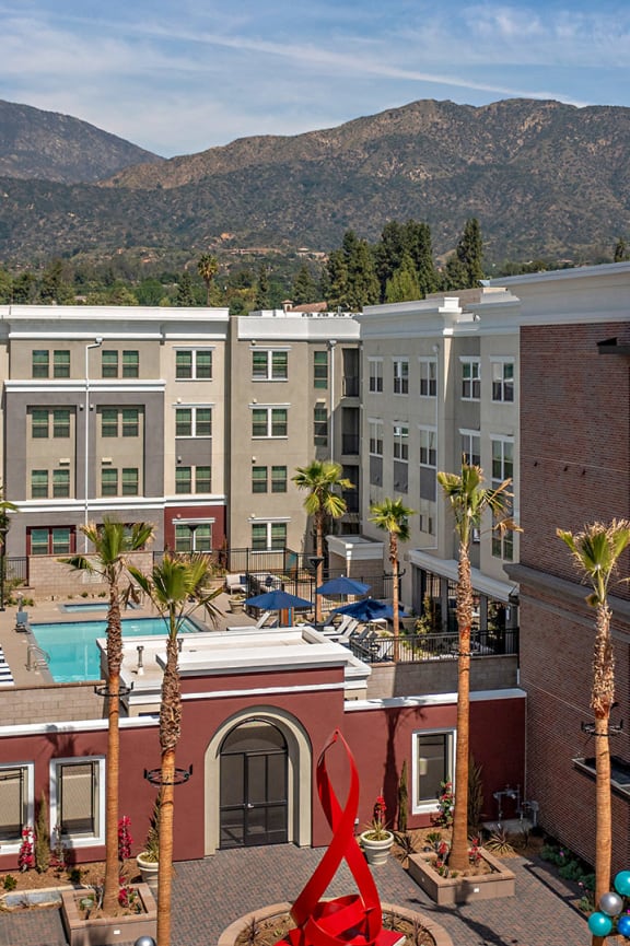 Clubhouse at The Huntington Luxury Apartments in Duarte CA