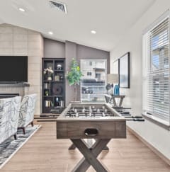 Lark View Village Clubhouse Lounge with Games