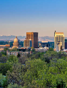 Beautiful View of Downtown Boise, Idaho