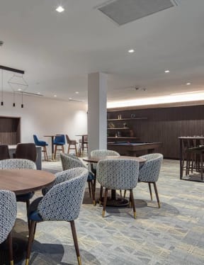 a room filled with furniture and a flat screen tv