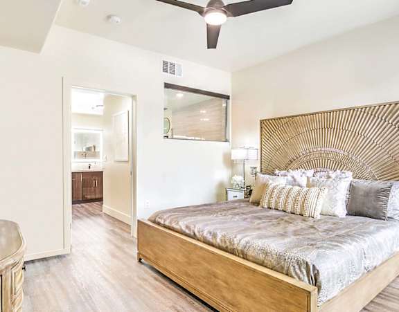 Beautiful Bright Bedroom With Wide Windows at Tuscan Highlands, Las Vegas, NV, 89141