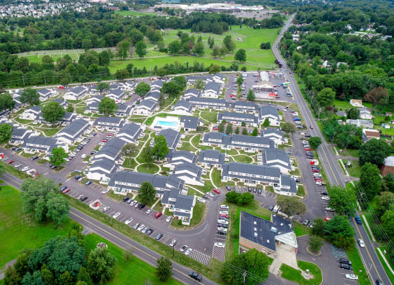 Aerial View at Townhomes at Gateway, Bensalem, PA, 19020
