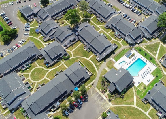 Drone View at Townhomes at Gateway, Bensalem, PA, 19020