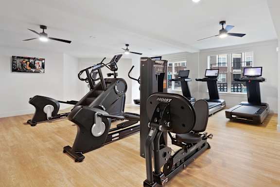 Pet Friendly Townhomes in Raleigh, NC - Marshall Park - Fitness Center