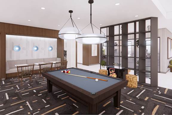 Game Room at Arcata Apartments, Golden Valley