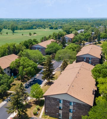 Aerial View of the Community at Emerald Pointe Apartments