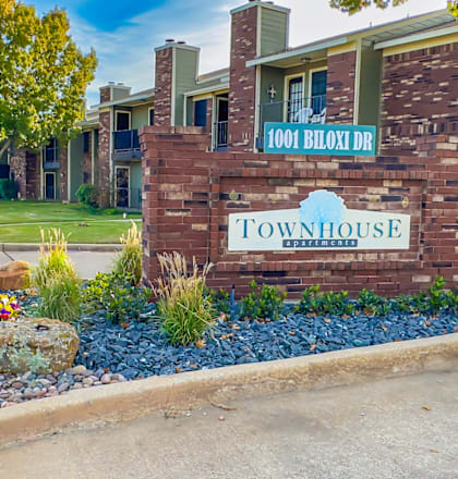 our apartments are located in the townhouse complex on the corner of our street