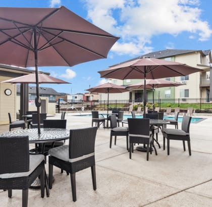Lark View Village Patio and Pool
