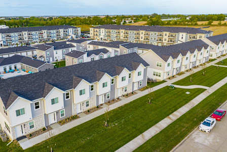 Aerial Exterior View at Forge65, Pleasant Hill, Iowa