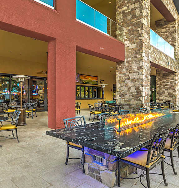 Quaint Fireplace Sitting Area at Tuscan Highlands, Las Vegas, NV, Nevada , 89141
