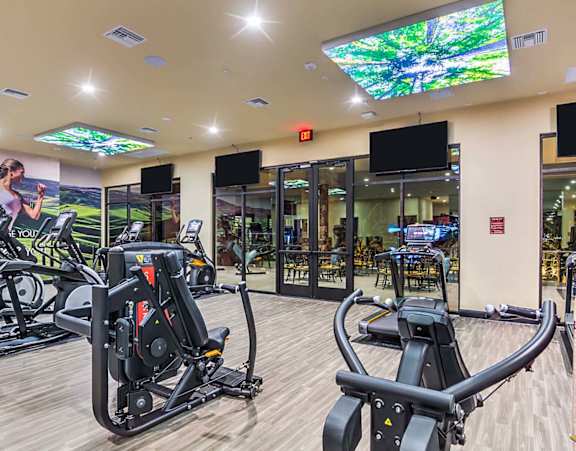 Fitness center with cardio equipment at Tuscan Highlands, Nevada , 89141
