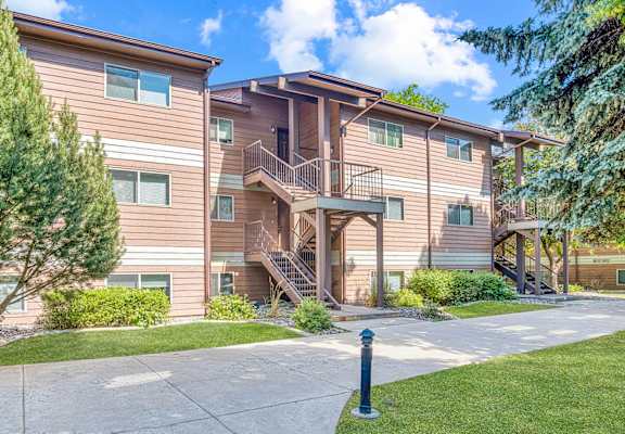 our apartments offer a walkway to the front of the building