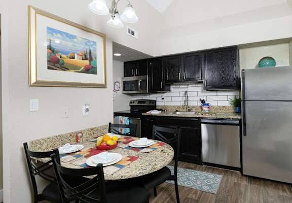 Kitchen and eating nook