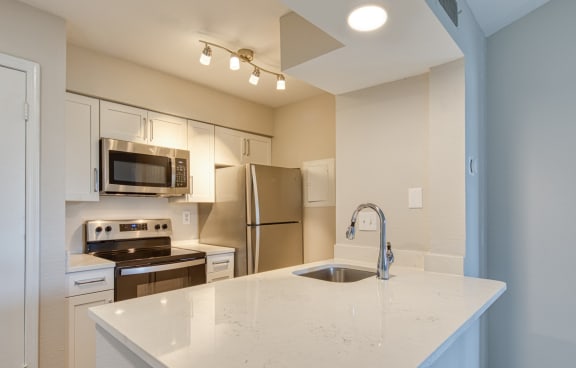 Remodeled kitchen at The Crest on Hampton Hollow, Silver Spring, MD, 20904