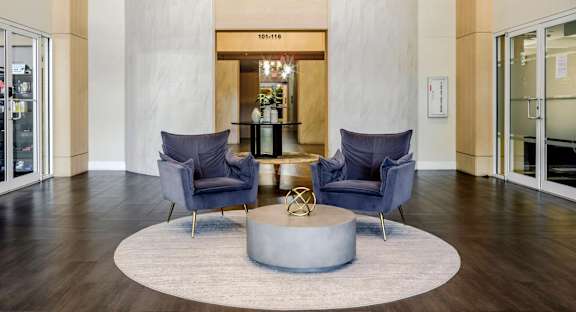 Office Lobby with Comfortable Seating