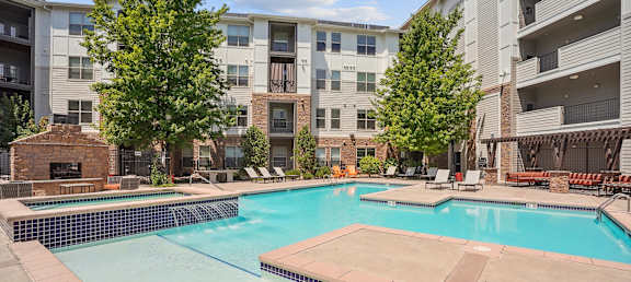the residences at city center apartments swimming pool and spa