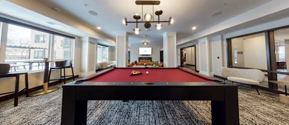 community room at The Morrison Apartments, MN, 55068